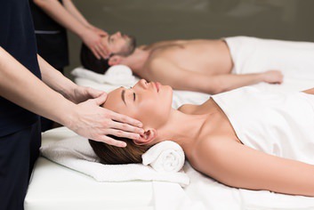 Couple receiving a Massage in Stockton, CA